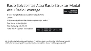 Rumus Rasio Utang analisis RASIO keuangan .pptx