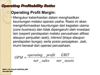 Rasio rasio keuangan | PPT
