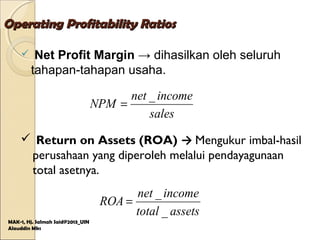 Rasio rasio keuangan | PPT