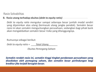 Rumus Rasio Utang Analisis Laporan Keuangan | PPTX