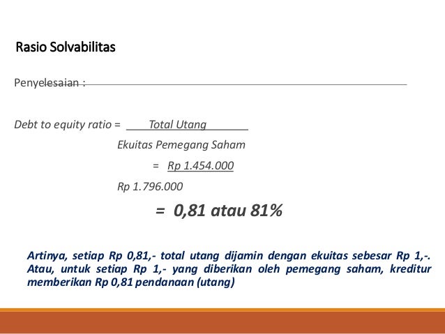 Analisis Laporan Keuangan