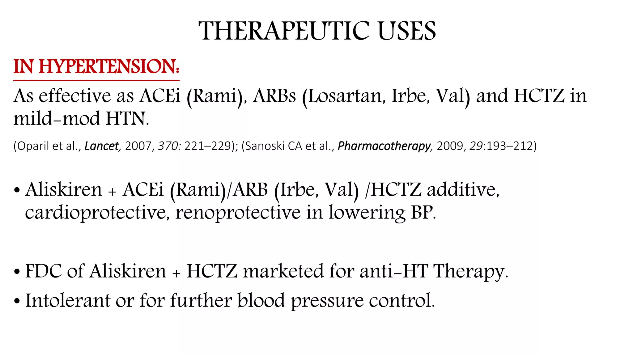 Renin Angiotensin Aldosterone System and its applications | PPTX