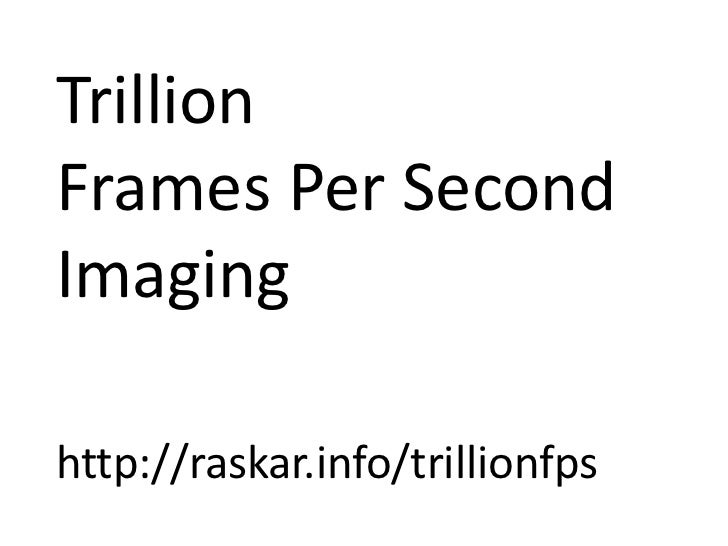 CORNAR: Looking Around Corners using Trillion FPS Imaging Slide 45