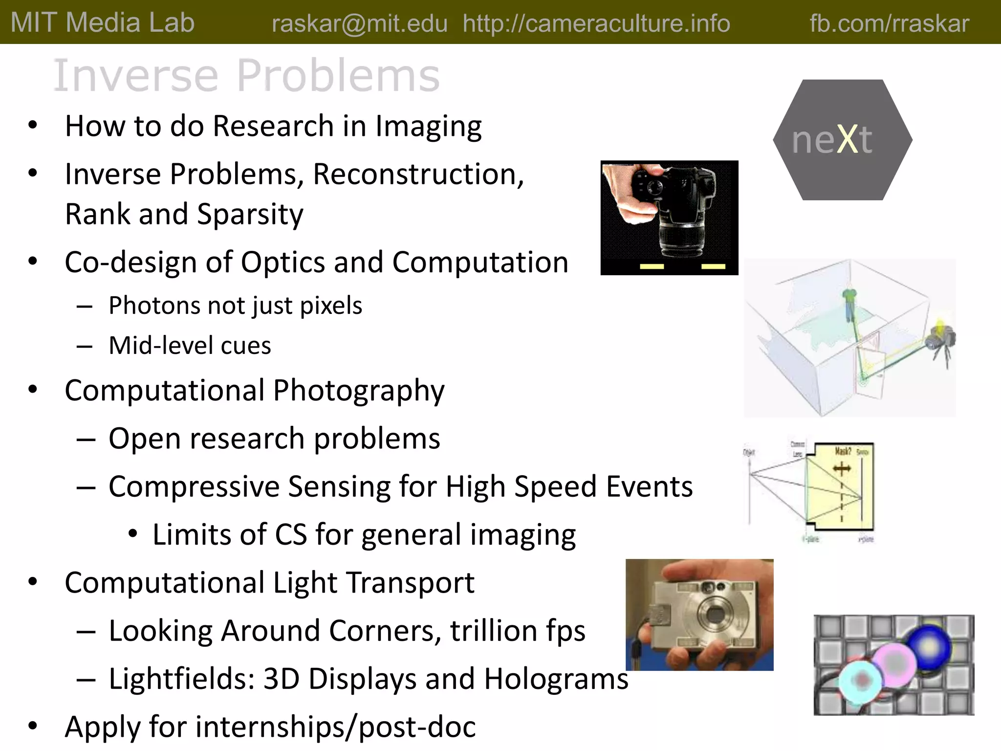 Optimization: Iteration 20rear mask: f1[i,j]front mask: g1[k,l]reconstruction (central view)Daniel Lee and Sebastian Seung. Non-negative Matrix Factorization. 1999.Vincent Blondel et al. Weighted Non-negative Matrix Factorization. 2008.