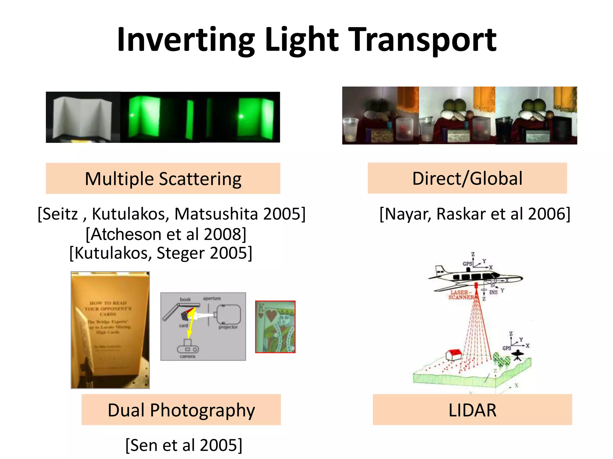 QuestionsWhat will a camera look like in 10,20 years?How will a billion networked and portable cameras change the social culture? How will online photo collections transform visual social computing?How will movie making/new reporting change?