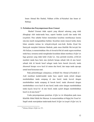 Asab Rasm Rasm al-ur'an | DOCX