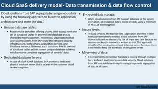 SAP Cloud security overview 2.0 | PDF