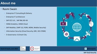 SAP Cloud security overview 2.0 | PPT