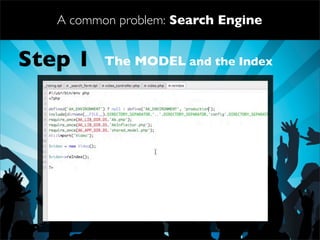 A common problem: Search Engine


Adding fulltext search ...


     on top of an existing application ...
 