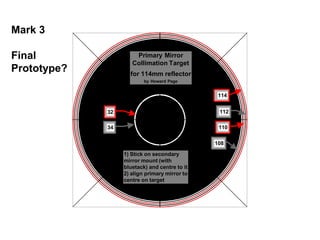 Primary mirror collimation target | PDF