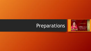 Preparations
 