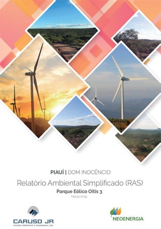 PIAUÍ | DOM INOCÊNCIO
Relatório Ambiental Simpliﬁcado (RAS)
Parque Eólico Oitis 3
Março/2019
 