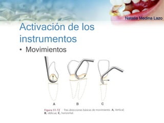 Natalia Medina Lazo

Activación de los
instrumentos
• Movimientos
 