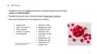Raspberry - medicinal plant PowerPoint | PPTX