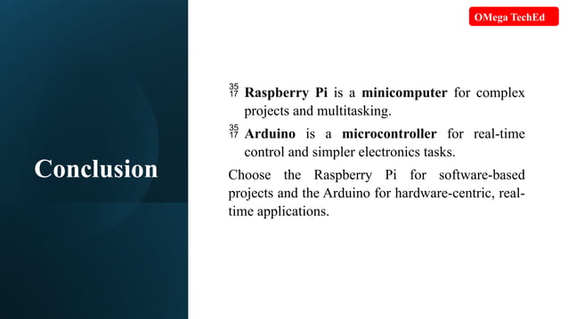 Raspberry-Pi, Developing on Raspberry Pi, Difference between Arduino ...