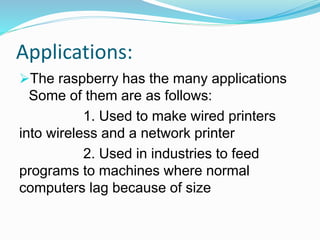Raspberry pi | PPT