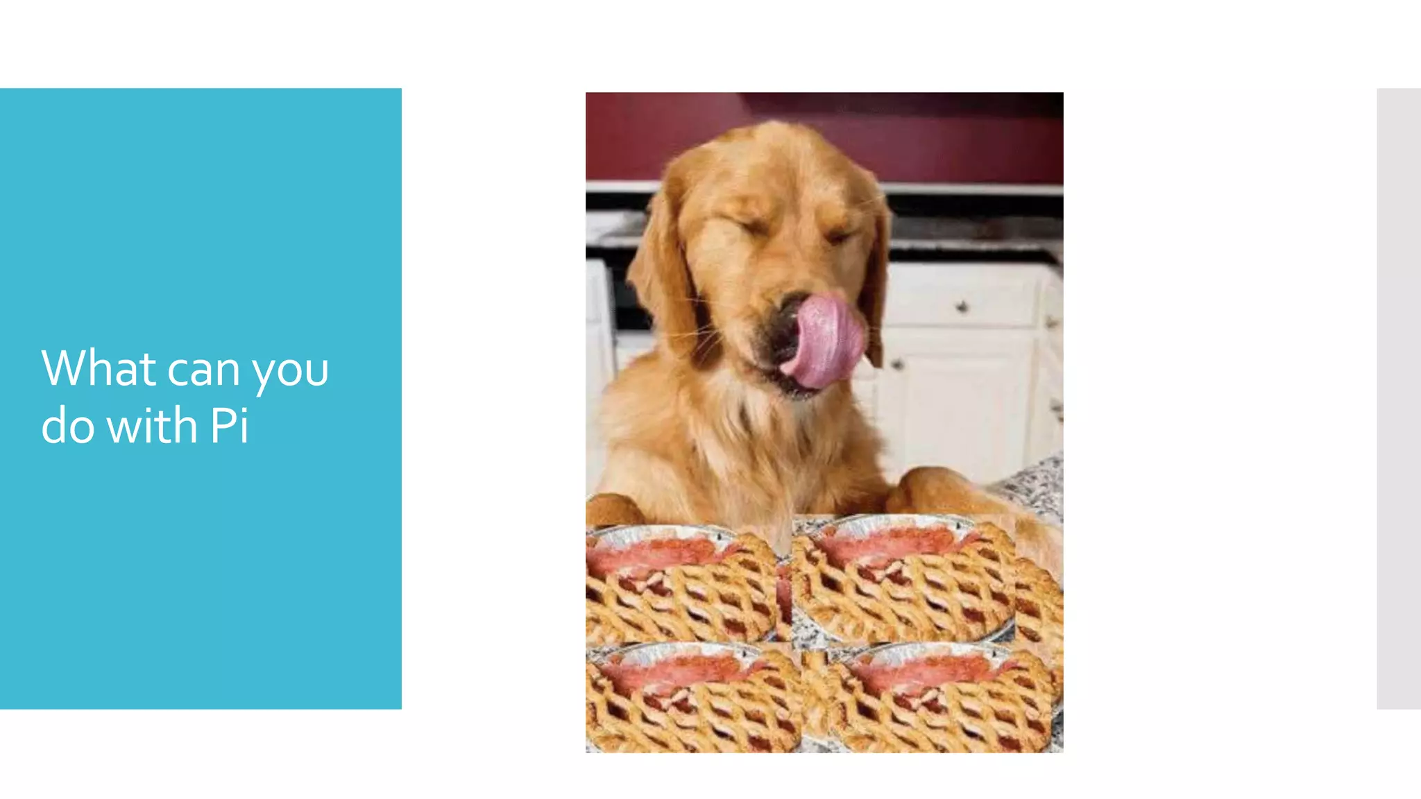 What can you
do with Pi
 