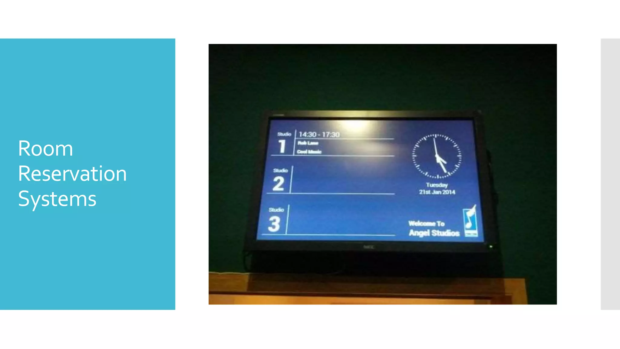 Room
Reservation
Systems
 