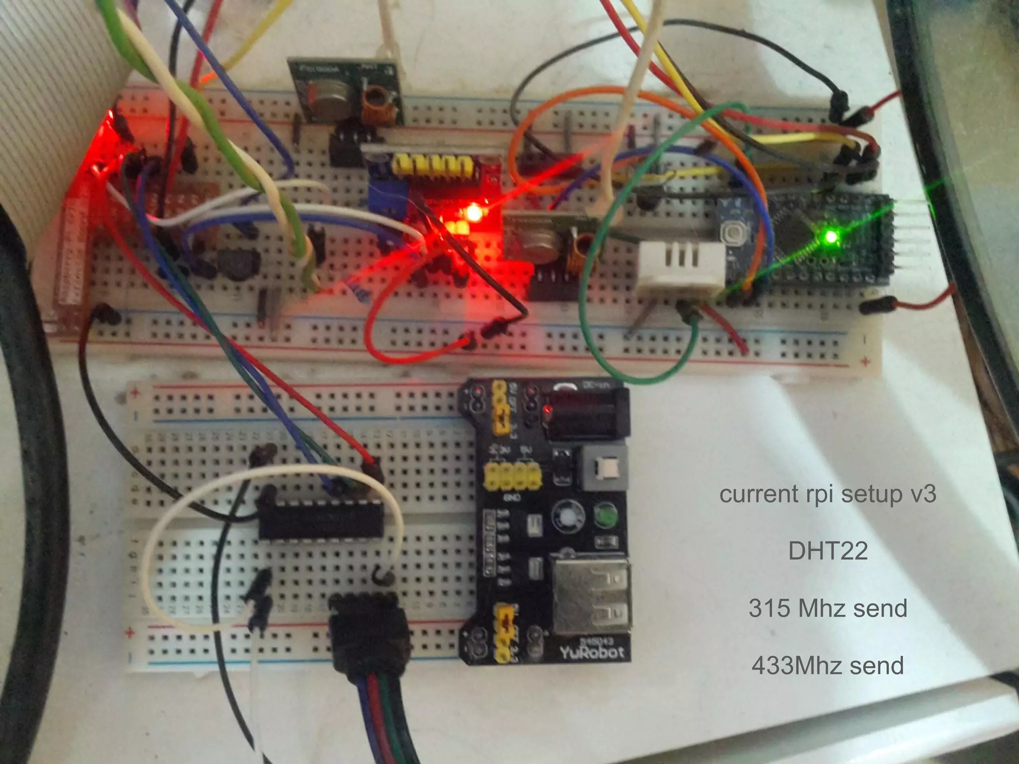current rpi setup v3
DHT22
315 Mhz send
433Mhz send
 