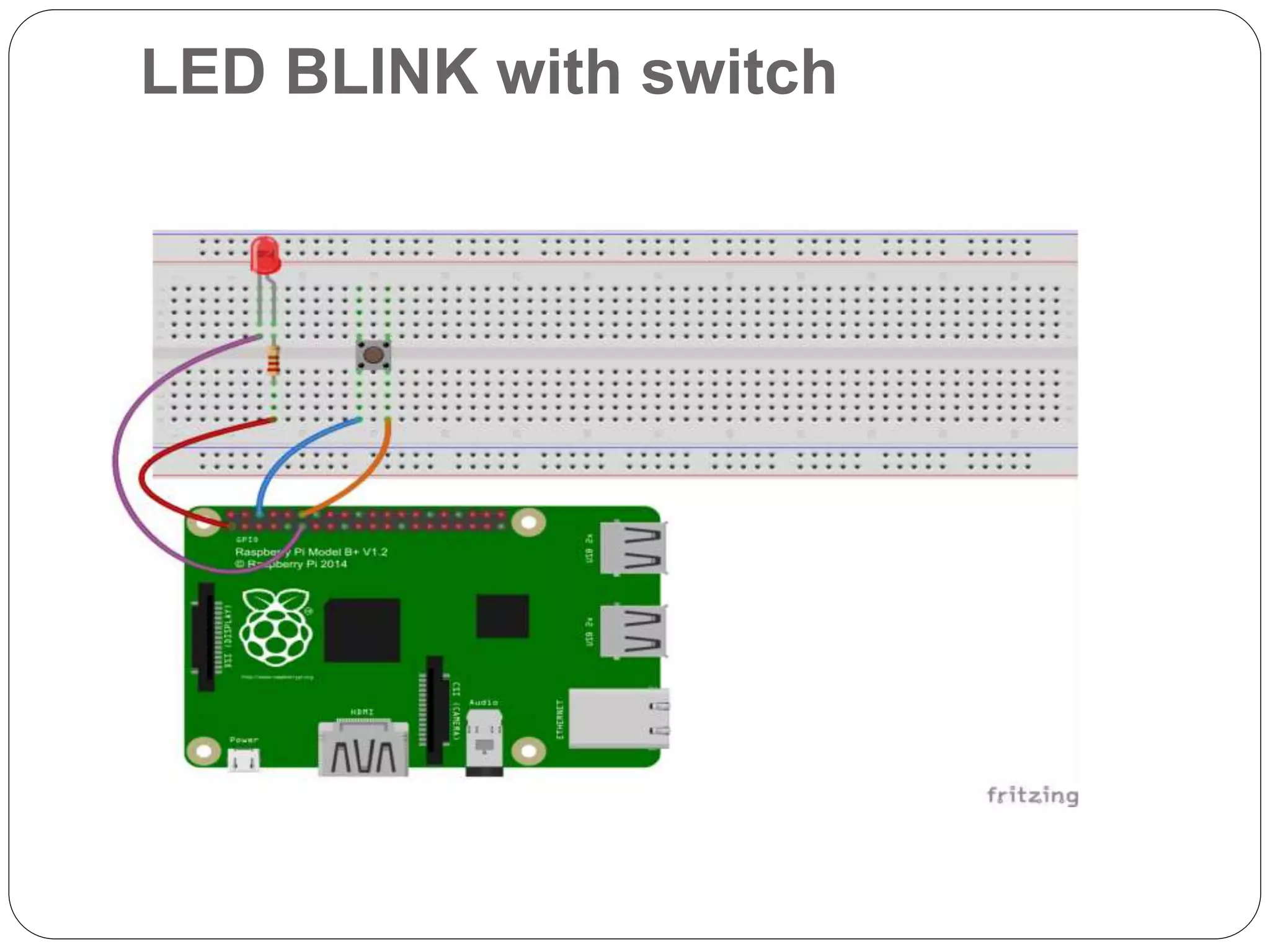 LED BLINK with switch 