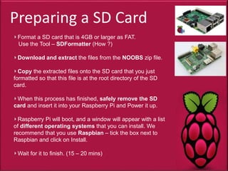 Sd Card Format Raspberry Pi Raspberry Pi (Introduction) | PPTX
