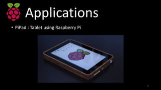 Raspberry Pi - An Overview Presentation | PPTX