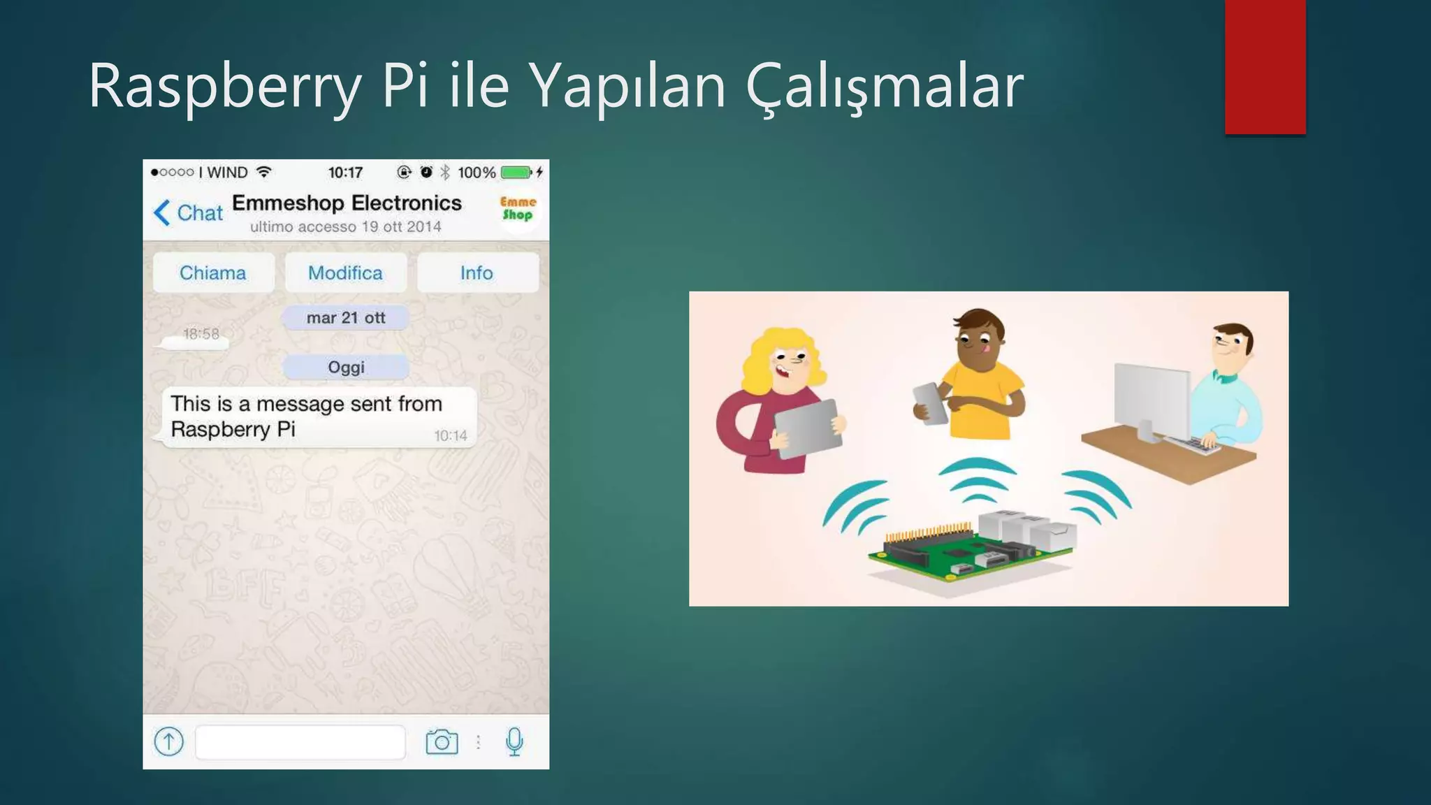 Raspberry Pi ile Yapılan Çalışmalar
 