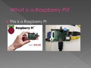 Raspberry pi club | PPTX