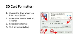 Sd Formatter Raspberry Pi Raspberry pi complete setup | PPTX