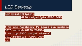 Raspberry Pi GPIO 101 | PDF