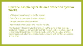 Raspberry Pi Helmet Detection System using CircuitDigest Cloud ...