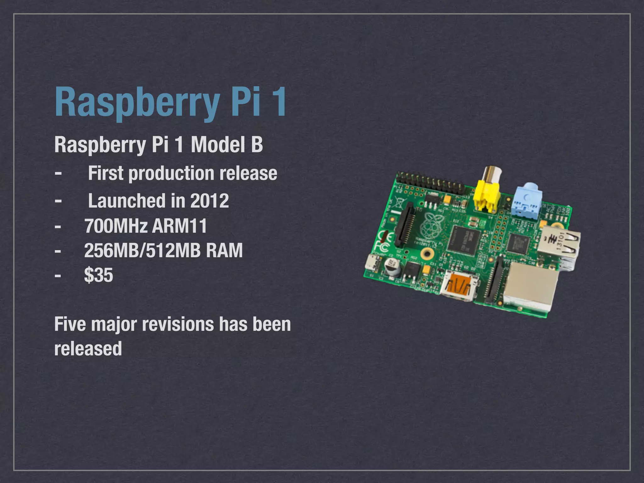 Raspberry pi history, tips and use case | PDF