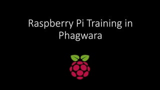 Raspberry Pi Training in
Phagwara
 