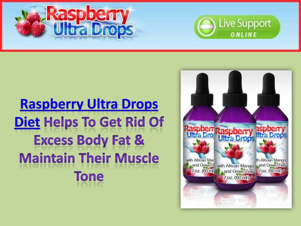 Raspberry ultra drops diet