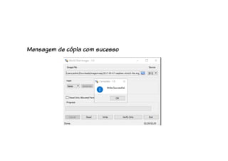 Mensagem de cópia com sucesso
 