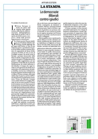 art
AFFARI ESTERI
21-LUG-2017
foglio 1
pagina 1
104
 