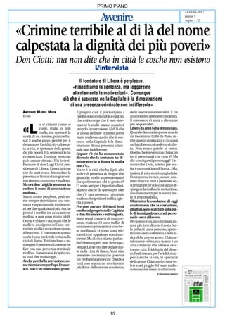 art
PRIMO PIANO
21-LUG-2017
foglio 1 / 2
pagina 9
15
 