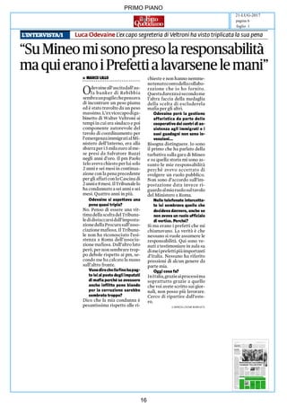 art
PRIMO PIANO
21-LUG-2017
foglio 1
pagina 6
16
 