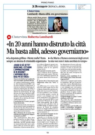 art
PRIMO PIANO
21-LUG-2017
foglio 1 / 2
pagina 39
19
 