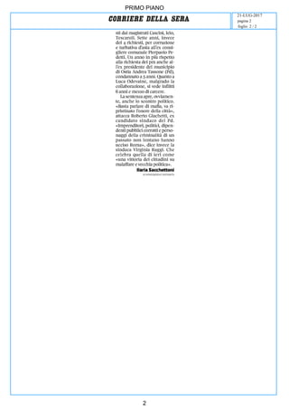 PRIMO PIANO
21-LUG-2017
foglio 2 / 2
pagina 2
2
 