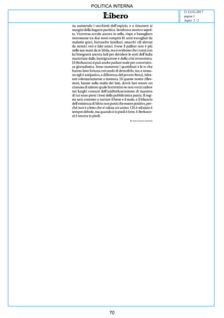 POLITICA INTERNA
21-LUG-2017
foglio 2 / 2
pagina 1
70
 