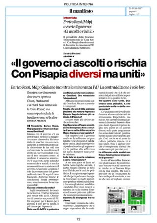 art
POLITICA INTERNA
21-LUG-2017
foglio 1 / 2
pagina 4
72
 