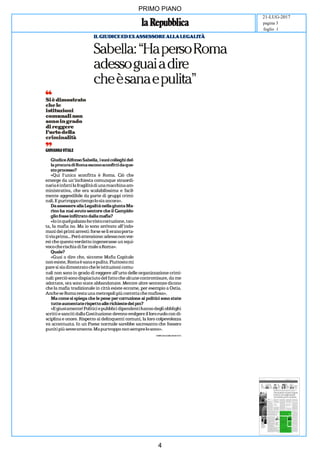 art
PRIMO PIANO
21-LUG-2017
foglio 1
pagina 3
4
 