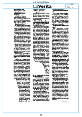 POLITICA INTERNA
21-LUG-2017
foglio 2 / 3
pagina 6
76
 