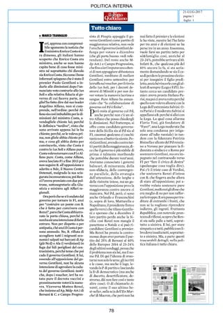 art
POLITICA INTERNA
21-LUG-2017
foglio 1
pagina 1
78
 