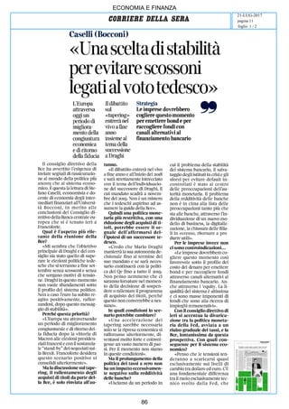 art
ECONOMIA E FINANZA
21-LUG-2017
foglio 1 / 2
pagina 11
86
 