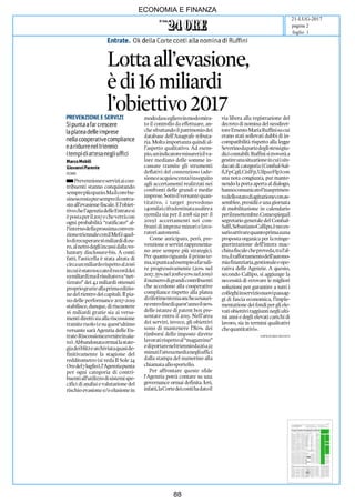 art
ECONOMIA E FINANZA
21-LUG-2017
foglio 1
pagina 2
88
 