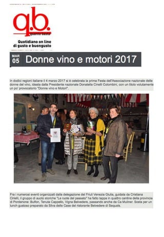 La Festa delle Donne del Vino  2017