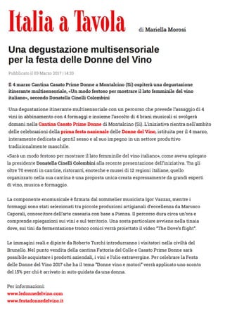 La Festa delle Donne del Vino  2017
