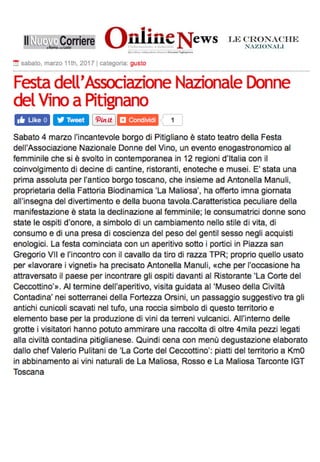 La Festa delle Donne del Vino  2017